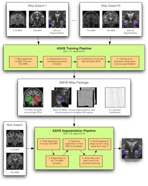 Organization of the ASHS software